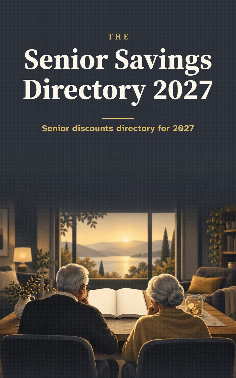 The cover of The Senior Savings Directory 2027